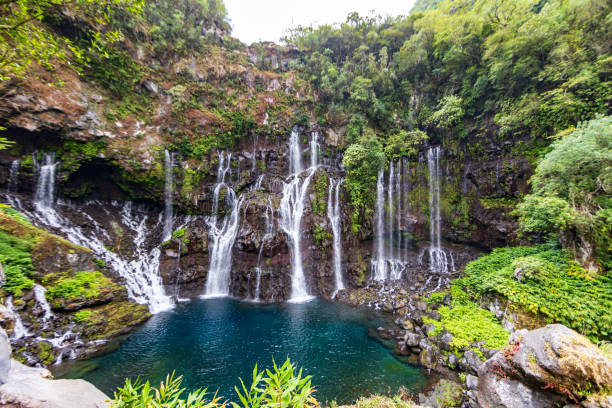 istock Saint-Joseph, Reunion Island - Langevin waterfall 1460026829