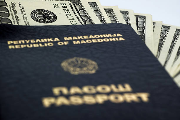 istock Passport with money 146002972