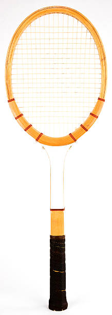 istock Vintage Tennis Racquet 146003241