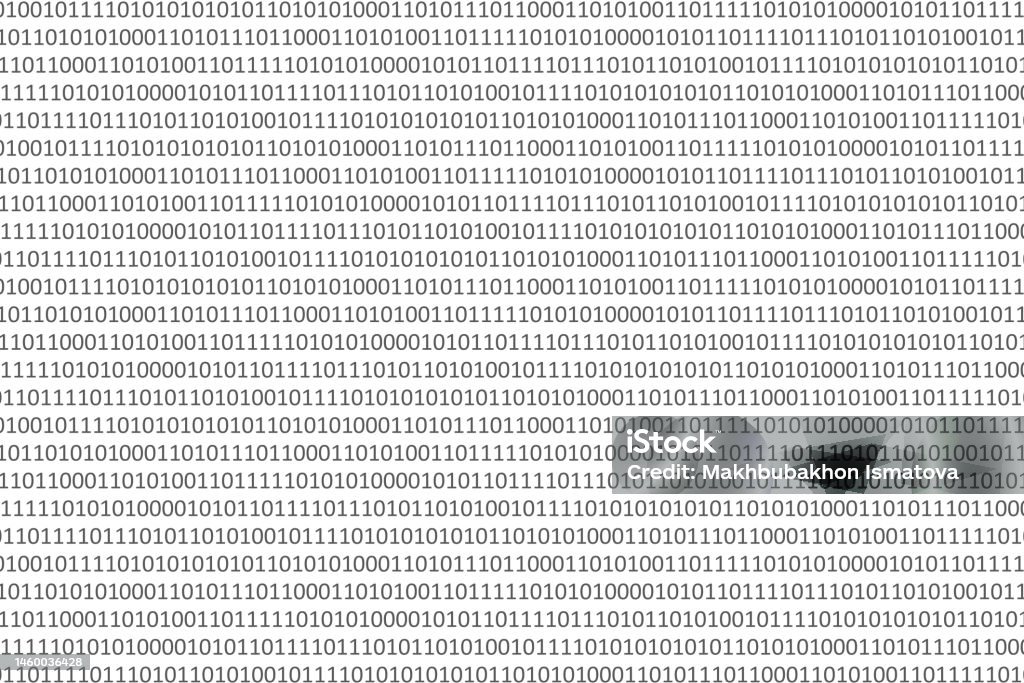 Binary Matrix Code Computer Data Stream Digital Security Codes And ...