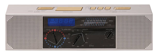 istock Vintage radio clock 146004361