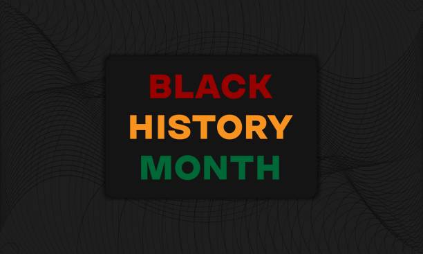 istock Black History Month - poster, card, banner, background. EPS 10 1460045804