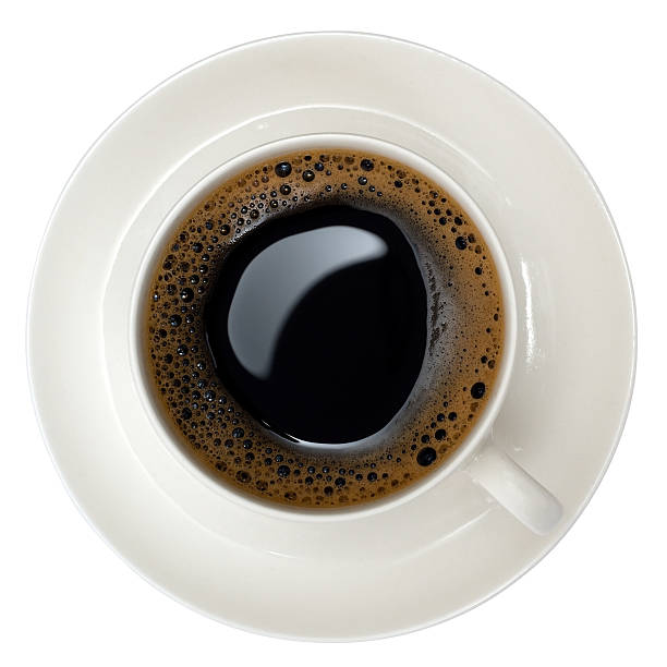 istock A cup of black coffee that looks like a pupil 146004653