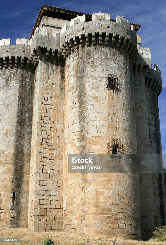 O Castelo de Granadilla - Royalty-free Arcaico Foto de stock
