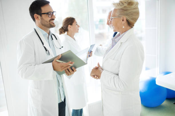 istock Doctors in a meeting. 1460047679