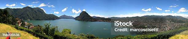 Lugano Svizzera - Fotografie stock e altre immagini di Acqua - Acqua, Ambientazione esterna, Canton Ticino