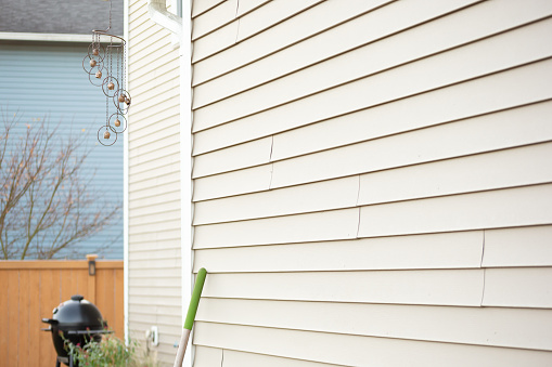 A lifestyle image of home exterior siding.