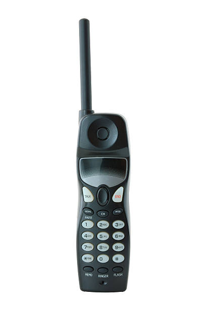 istock Black coloured  radio-telephone. 146005857