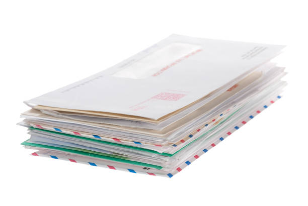 Envelopes stock photo