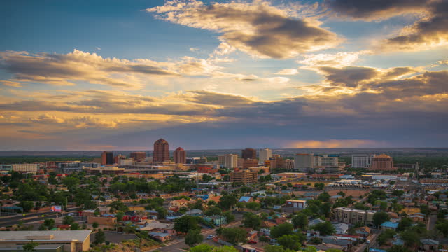 Albuquerque, New Mexico, USA Downtown Cityscape
