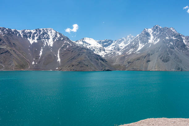 istock El Yeso Reservoir and Andes mointains, Chile 1460062778