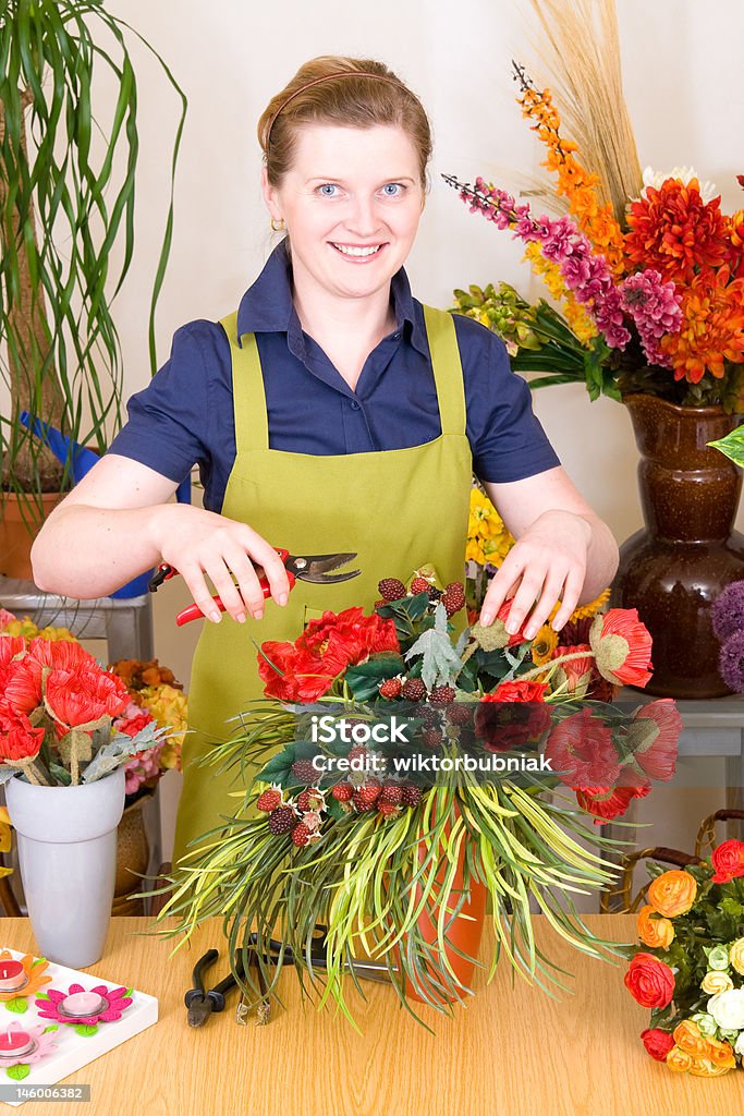 Young Florist " - Lizenzfrei Arbeiten Stock-Foto