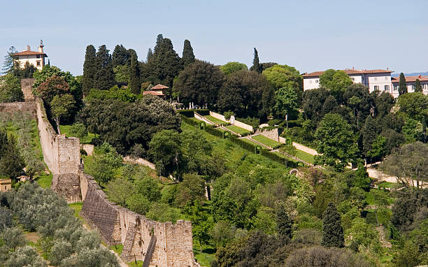 jardines de bóboli, florencia, italia - oltrarno fotografías e imágenes de stock