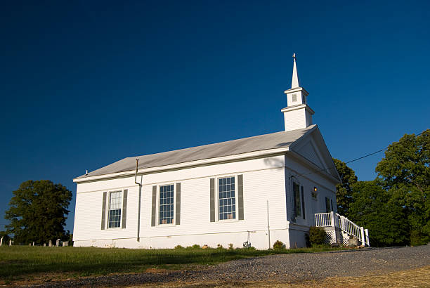 istock White rural church 146006459