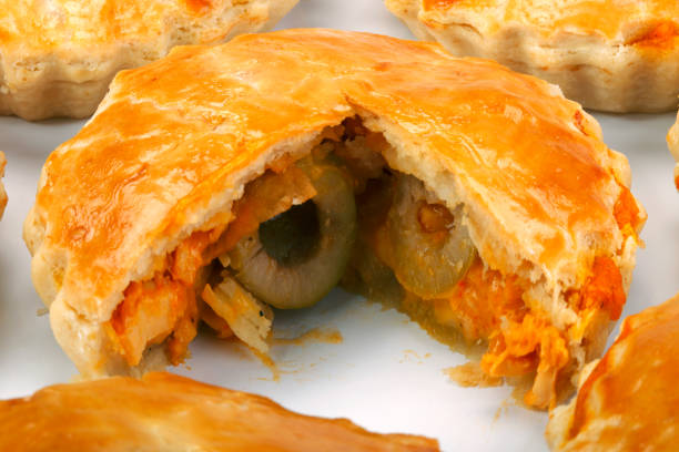 istock Empada Brazilian snack. pie with chicken 1460067217