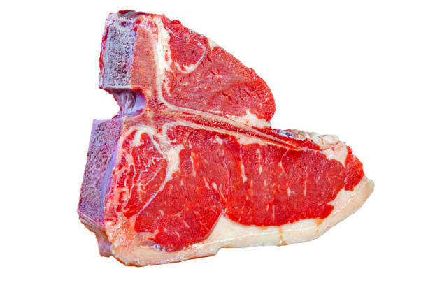 T Bone steak raw T Bone steak raw porterhouse steak stock pictures, royalty-free photos & images