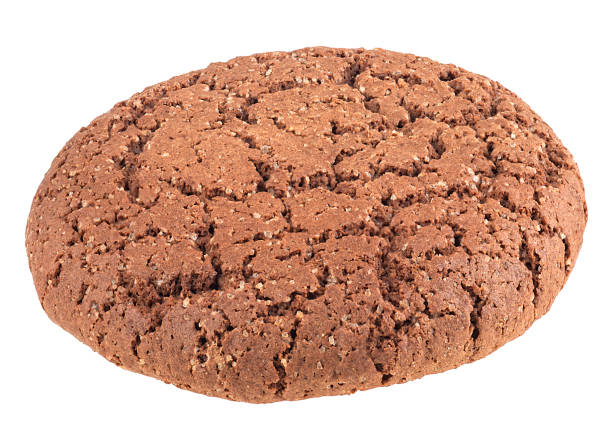 istock Large chocolate cookie isolated on a white background 1460075437