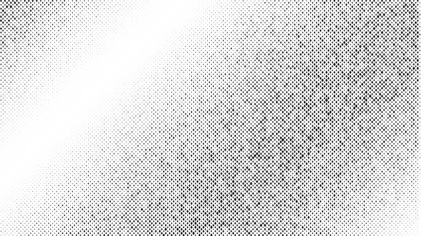 ilustrações de stock, clip art, desenhos animados e ícones de grainy sand texture. wavy stippled gradient background. grunge noise dotwork wallpaper. black dots, speckles, particles or granules. vector monochrome backdrop - courage