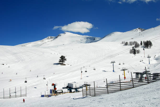 General view of Uludag summit and ski resort
