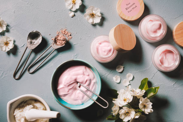 Pear blossom face mask