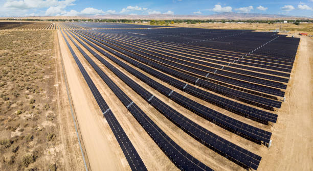 istock Solar power facility in the Idaho desert 1460100230