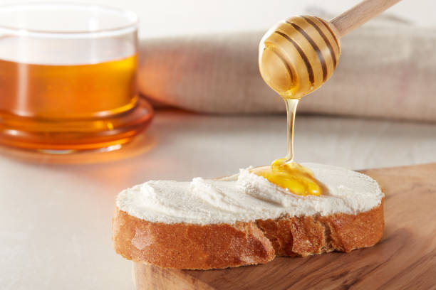 istock Homemade Bruschetta With Honey 1460100627