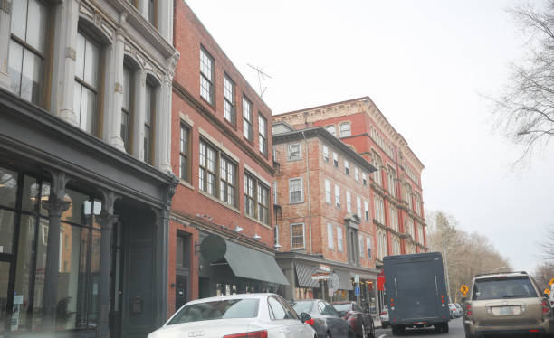 istock Rhode Island Buildings River Water columns old building 1460111594