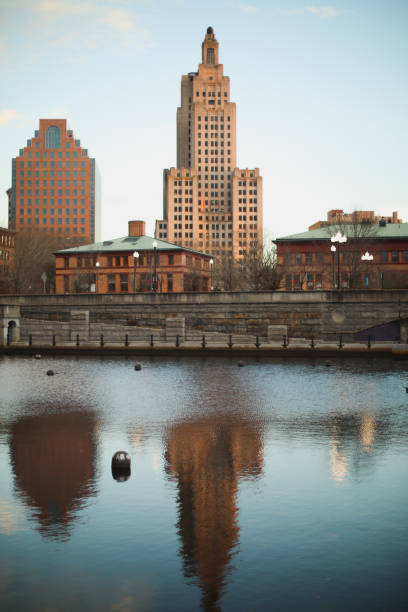 istock Rhode Island Buildings River Water columns old building 1460111939