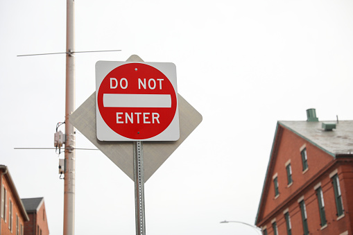 Road signs stop sign do not park slow down caution speed limit handicap parking