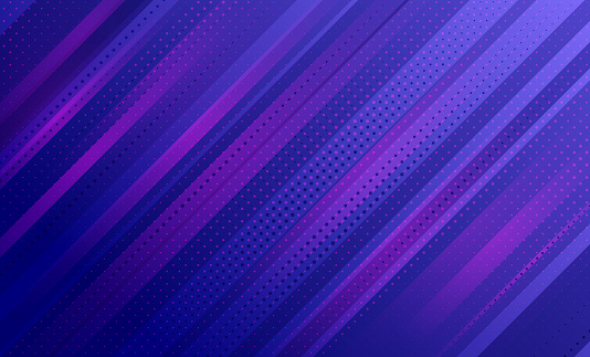 Modern abstract dark purple blue half tone vector angled lines background for business documents, cards, flyers, banners, advertising, brochures, posters, digital presentations, slideshows, PowerPoint, websites
