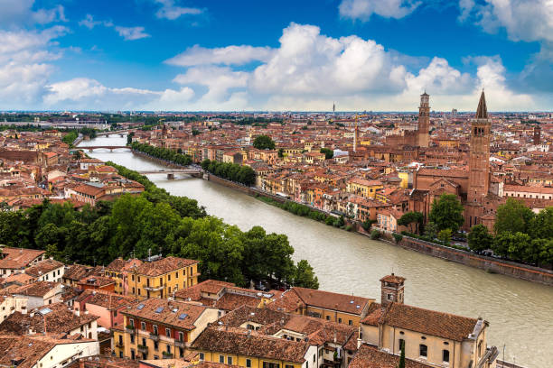 istock Panoramic view of Verona 1460131550