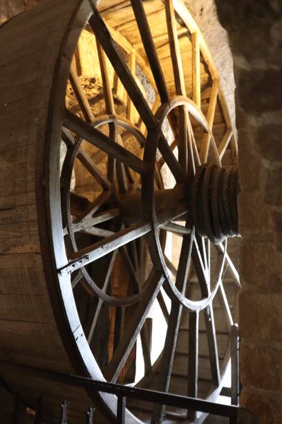 istock Wheel at Mont Saint-Michel 1460137660