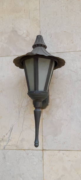 istock Vintage Old Street Classic Iron Lantern 1460142886