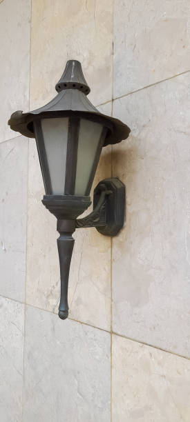 istock Vintage Old Street Classic Iron Lantern 1460142909