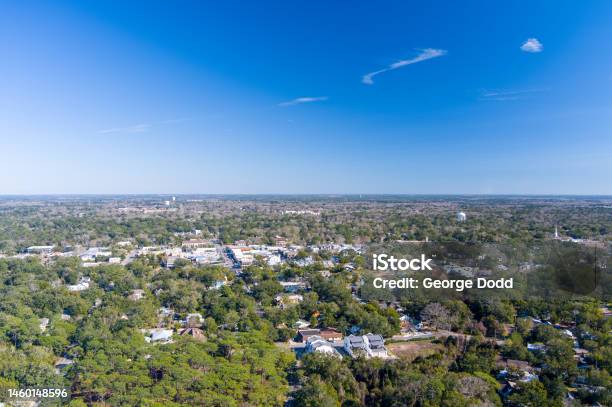 Fairhope Alabama Stock Photo - Download Image Now - Above, Aerial View, Alabama - US State