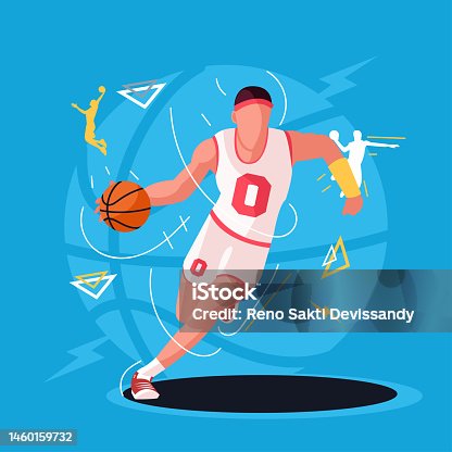 istock Basketball Player in Action 1460159732