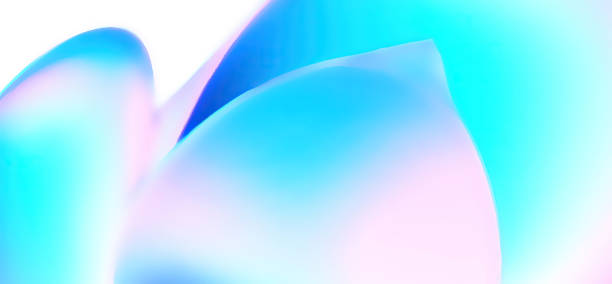 istock 3d rendering Curve Dynamic Fluid Liquid Wallpaper. Light Pastel Cold Color Colorful Swirl Gradient Mesh. Bright Pink Vivid Vibrant Smooth Surface. Blurred Water Multicolor Neon Sky Gradient Background 1460165523