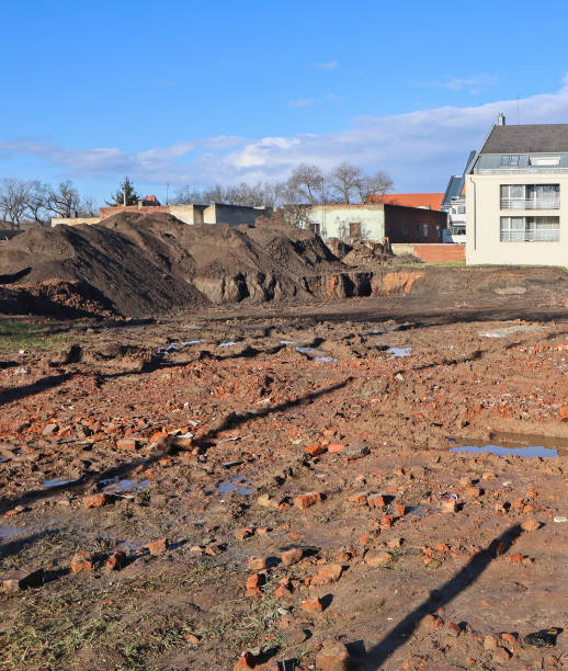 istock Construction site in the city ready to build 1460166782