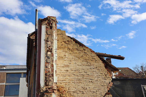 istock Demolition of an old brick house 1460166850