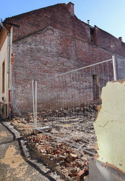 istock Demolition of an old brick house 1460166884