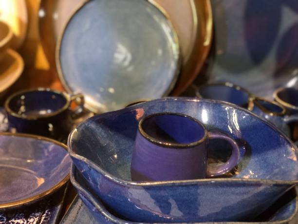 istock luxury ceramic mug, pot and bowl handcraft 1460167374
