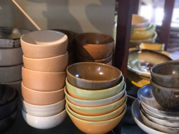 istock luxury ceramic mug, pot and bowl handcraft 1460167597
