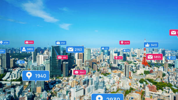 istock Social networking service concept. SNS marketing. App notification. 1460170421