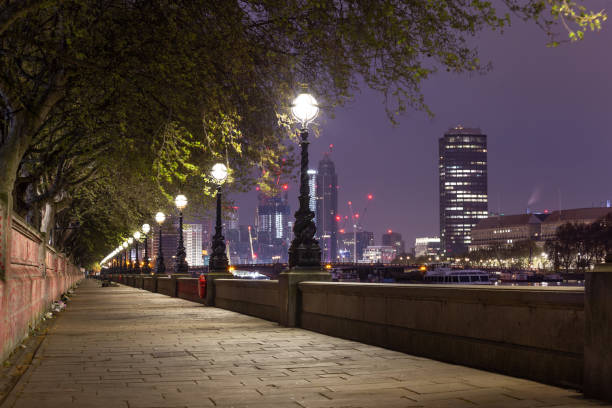 London Eye, Big Ben and Britain's Houses Of Parliament at Dusk
