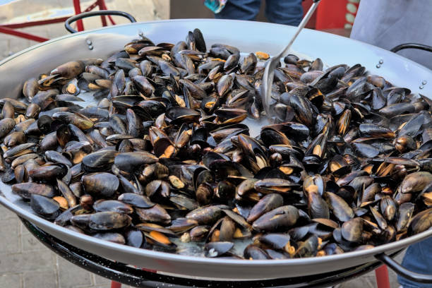 istock A tray of steamed mussels, a typical preparation. 1460184044