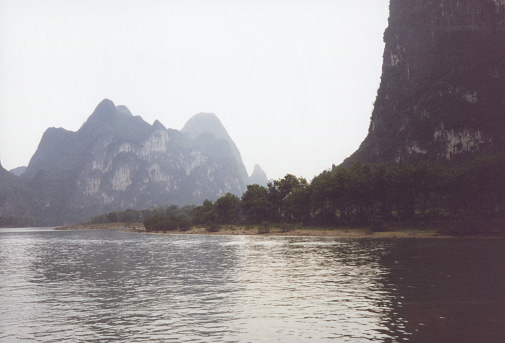 2000s Li River in Guilin, Guangxi Province, China of Old photo