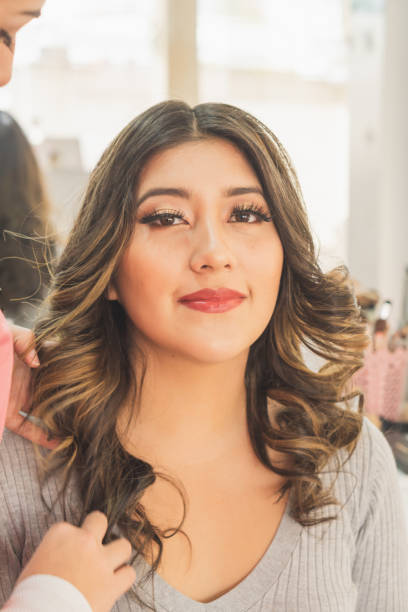 istock Young woman in a make-up spa center. 1460187614