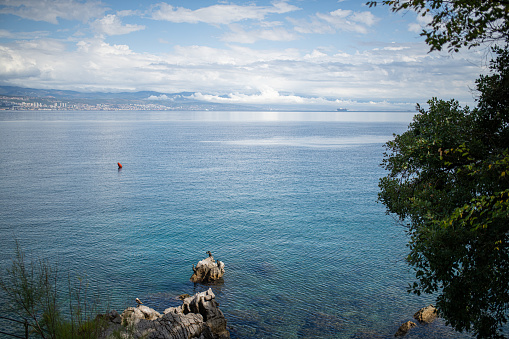 coast landscape baltic sea in Vratarusa, Croacia