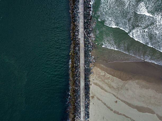 istock Drone view over the Bandon South Jetty Park in Oregon, US 1460195536