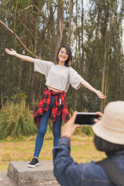 istock Female Hispanic friends enjoying a day off outside 1460200921